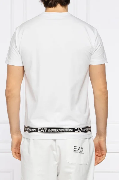 Majica | Regular Fit EA7 	bela	
