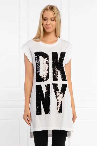 Obleka DKNY 	bela	