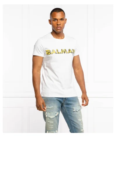 Majica | Regular Fit Balmain 	bela	