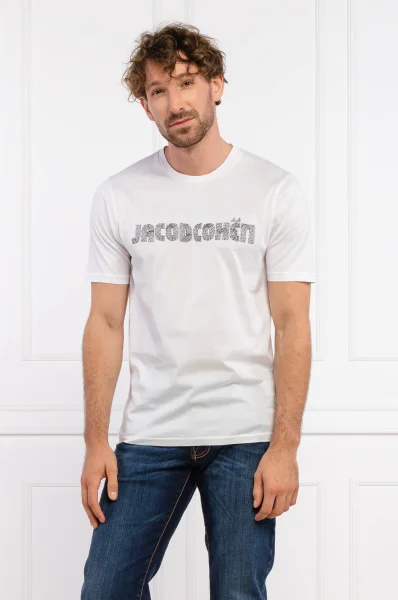 Majica | Regular Fit Jacob Cohen 	bela	