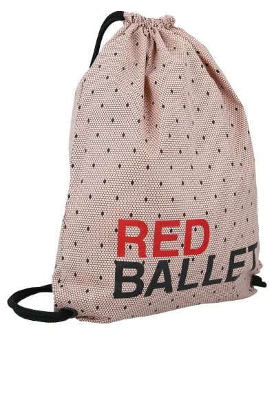 majica + vrečka | regular fit Red Valentino 	bela	