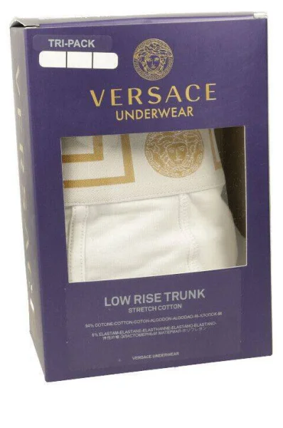 Bokserice 3-pack Versace 	bela	