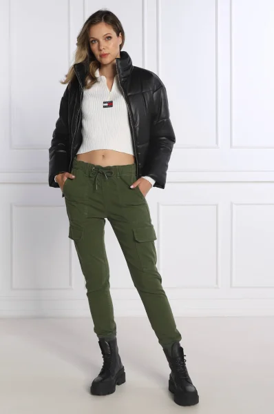Pulover THRU RIB | Cropped Fit Tommy Jeans 	bela	