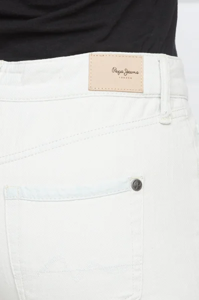 Kratke hlače MABLE | Regular Fit Pepe Jeans London 	bela	