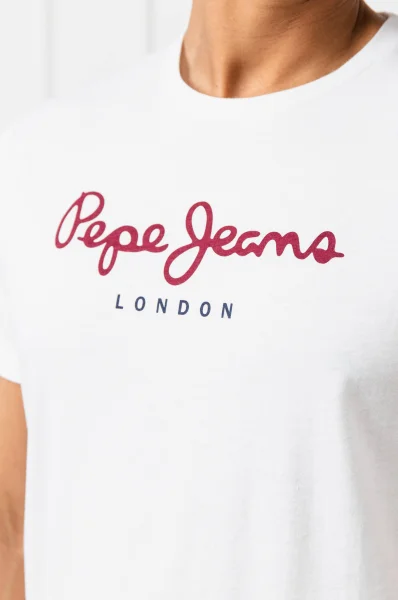 majica eggo | regular fit Pepe Jeans London 	bela	