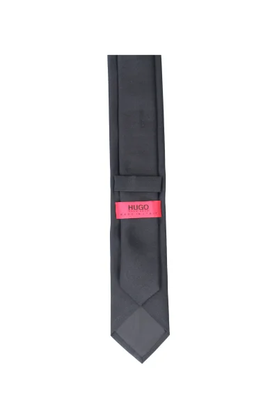 jedwabny kravata HUGO 	črna	