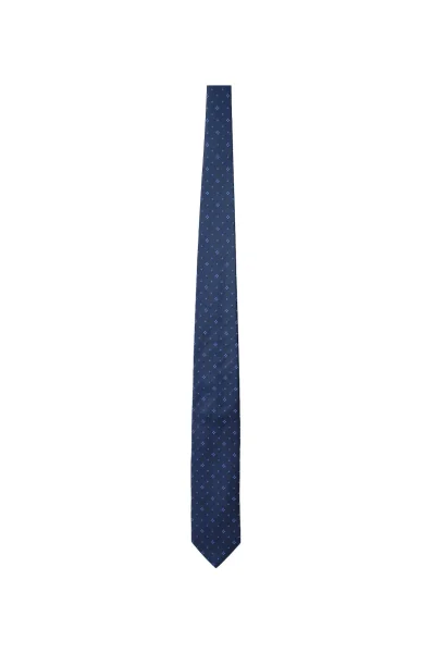 Svilasto kravata HUGO 	temno modra	