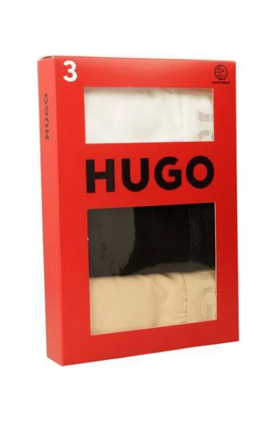 Spodnje hlačke 3-pack Hugo Bodywear 	bež	