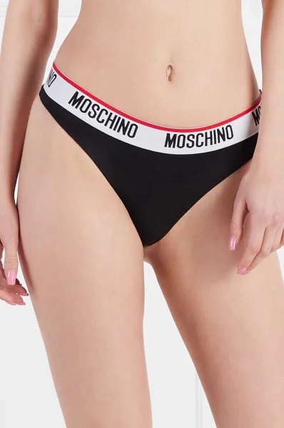 Tangice 2-pack Moschino Underwear 	črna	