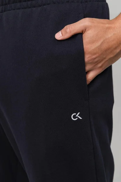 hlače trenirkaowe | regular fit Calvin Klein Performance 	temno modra	