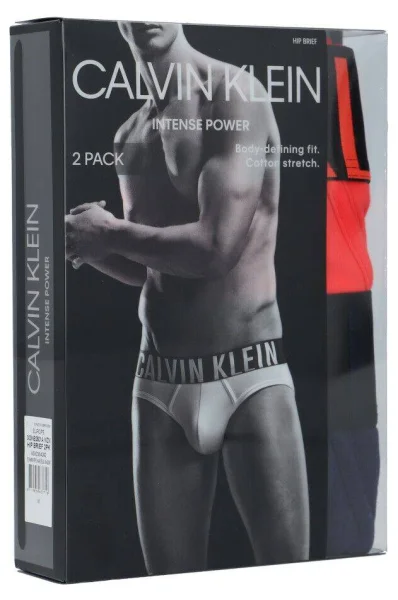 Hlačke 2-pack Calvin Klein Underwear 	temno modra	
