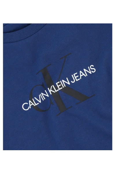 Majica MONOGRAM LOGO | Regular Fit CALVIN KLEIN JEANS 	temno modra	
