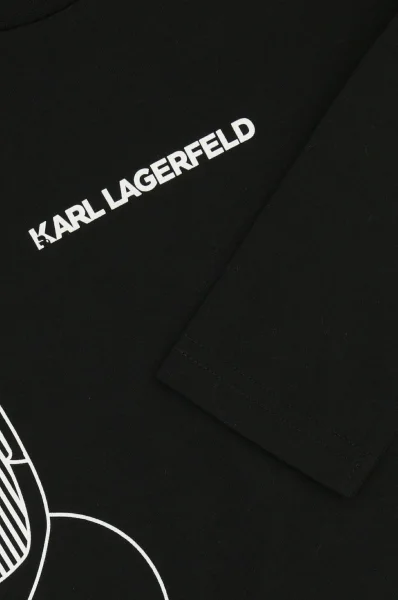 Longsleeve | Regular Fit Karl Lagerfeld Kids 	črna	
