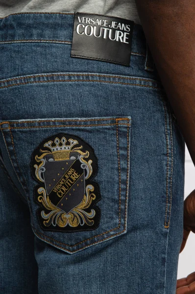Kavbojke | Slim Fit Versace Jeans Couture 	temno modra	