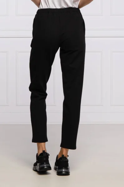 hlače z naramnicami | regular fit Twinset U&B 	črna	