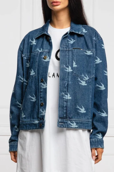 jeans jakna koriki | regular fit McQ Alexander McQueen 	modra	