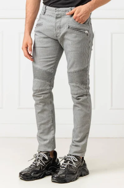hlače | slim fit Balmain 	siva	