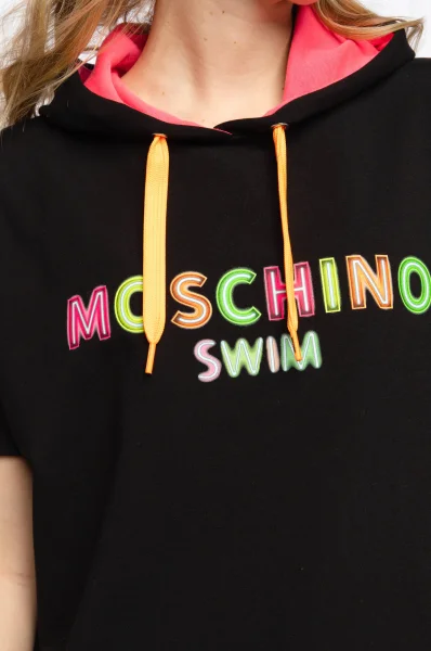 Obleka Moschino Swim 	črna	