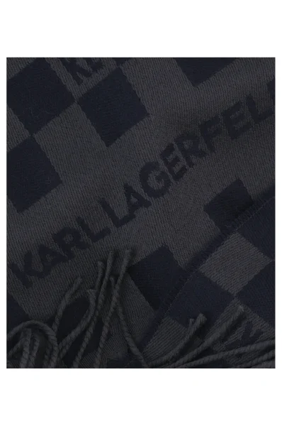 Volneni šal Karl Lagerfeld 	temno modra	