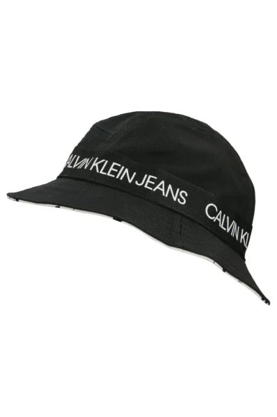 Dvostranski klobuk REVERSIBLE CALVIN KLEIN JEANS 	črna	