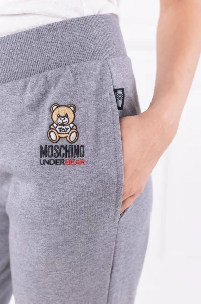 hlače trenirkaowe | regular fit Moschino Underwear 	siva	