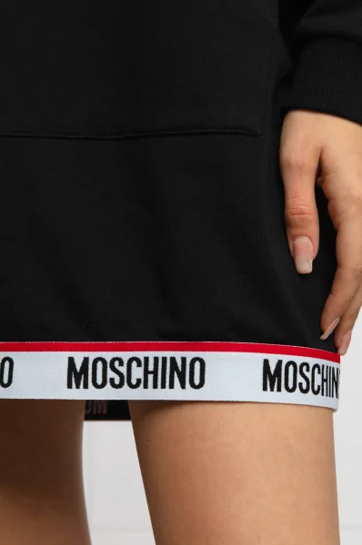 obleka Moschino Underwear 	črna	