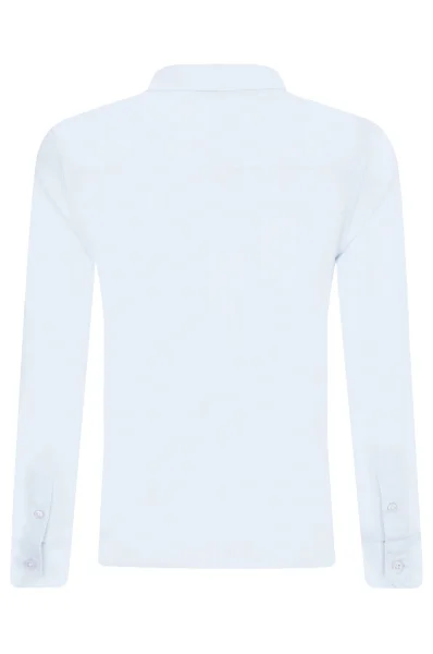 majica | regular fit BOSS Kidswear 	svetlo modra barva	