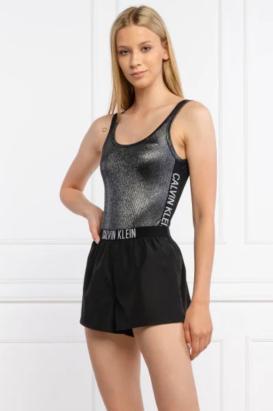 Kopalna oblačila Calvin Klein Swimwear 	srebrna	