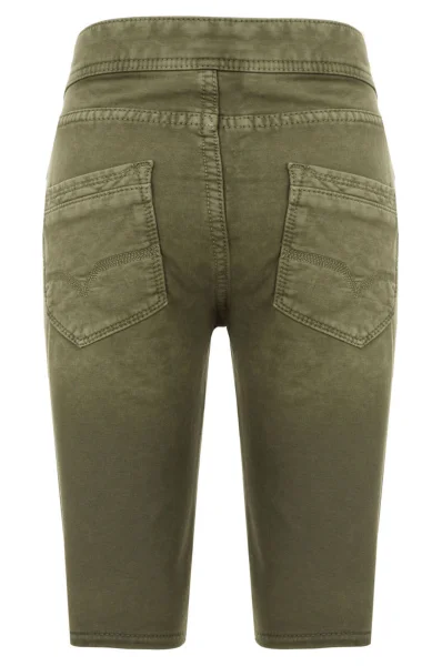 kratke hlače gene | regular fit Pepe Jeans London 	kaki barva	