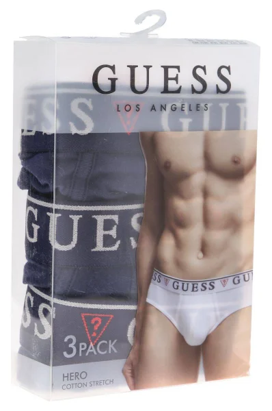 spodnjice 3-pack hero | cotton stretch Guess Underwear 	temno modra	