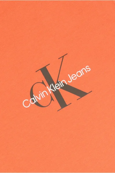 Majica | Regular Fit CALVIN KLEIN JEANS 	oranžna	