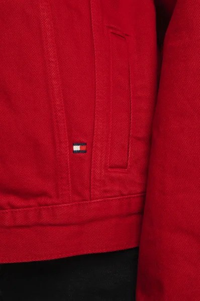 jakna jeansowa 90s | loose fit | denim Tommy Jeans 	rdeča	