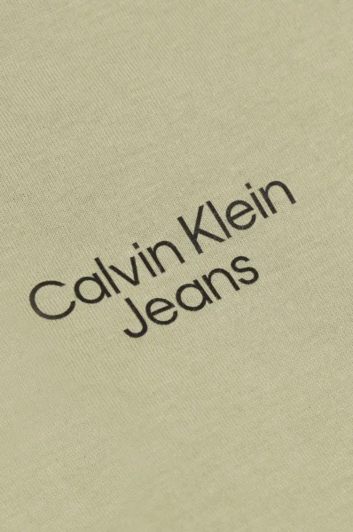 Majica | Regular Fit CALVIN KLEIN JEANS 	kaki barva	