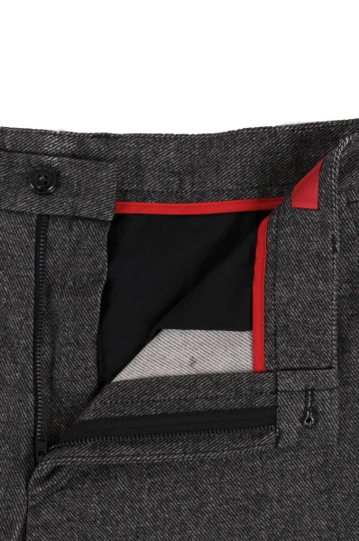 hlače heldor | extra slim fit HUGO 	grafitna barva	