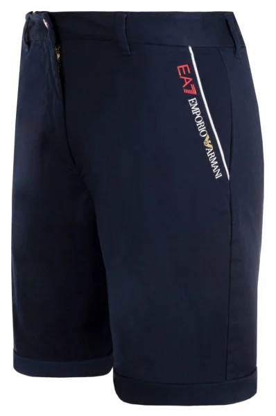 kratke hlače | regular fit EA7 	temno modra	