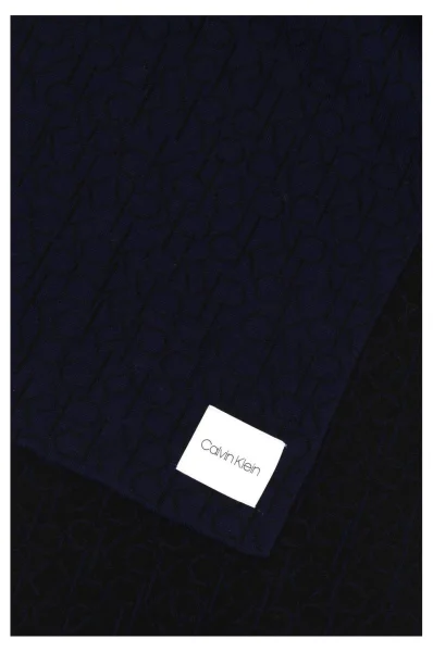 šal ck knitted Calvin Klein 	temno modra	