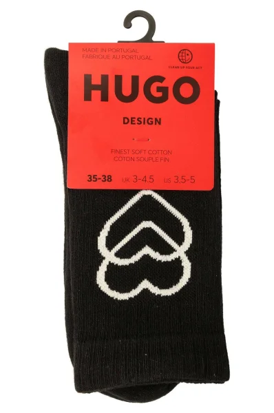 Nogavice LOVE Hugo Bodywear 	črna	