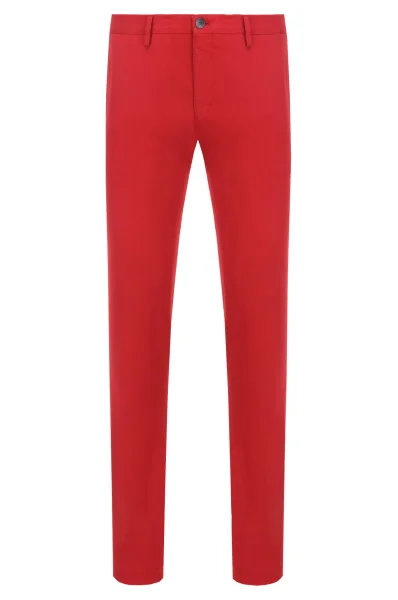 hlače chino stanino16-w | slim fit BOSS BLACK 	rdeča	