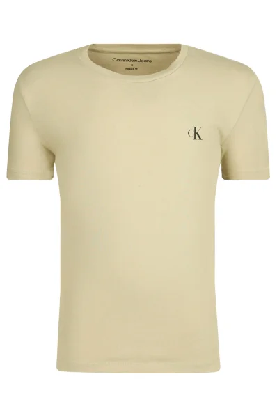 Majica 2-pack | Regular Fit CALVIN KLEIN JEANS 	olivna	