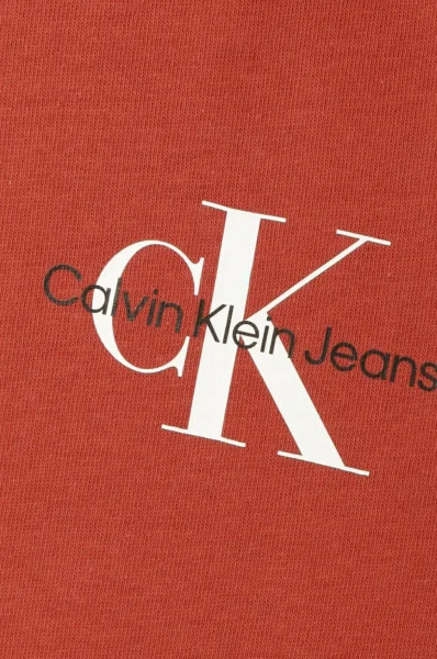 Majica | Regular Fit CALVIN KLEIN JEANS 	rjava	