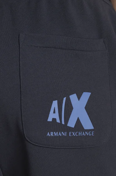 Hlače trenirka | Regular Fit Armani Exchange 	temno modra	