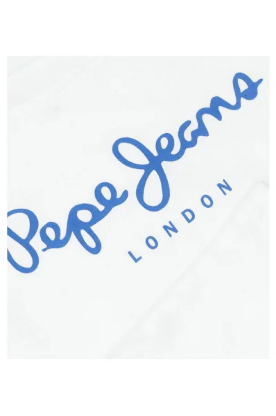 majica art | regular fit Pepe Jeans London 	bela	
