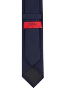 svilasto kravata HUGO 	temno modra	