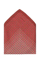 jedwabna dekorativni robček za žepke HUGO 	rdeča	