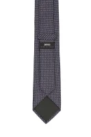 svilasto kravata BOSS BLACK 	temno modra	