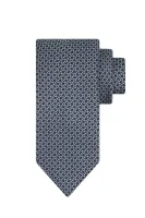 jedwabny kravata print micro classic Tommy Tailored 	temno modra	