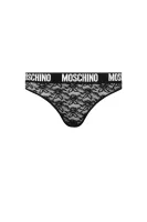 koronkowe tangice Moschino Underwear 	črna	