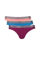 tangice 3-pack Calvin Klein Underwear 	vijolična	