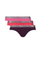 spodnje hlačke 3-pack Calvin Klein Underwear 	vijolična	