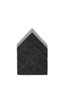 wełniana dekorativni robček za žepke BOSS BLACK 	grafitna barva	